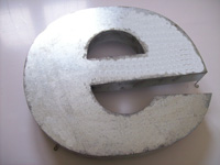 Metal Sign Letters (Galvanized Steel)